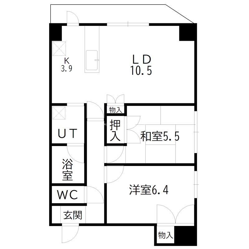 東加古川ミオ 間取り図