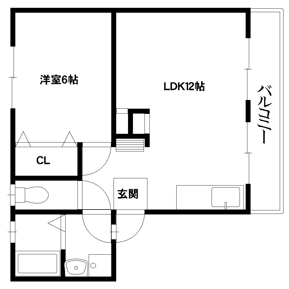 サンシティ谷川 間取り図
