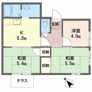 ベル新在家 間取り図
