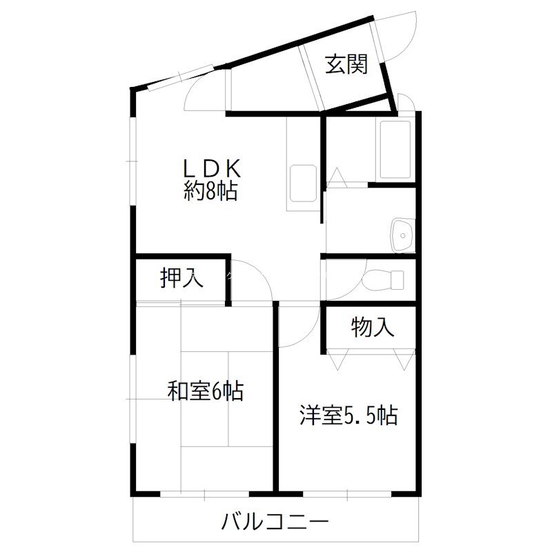 ドール東加古川 間取り図