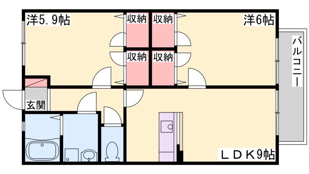 フェリーチェ尾上 間取り図