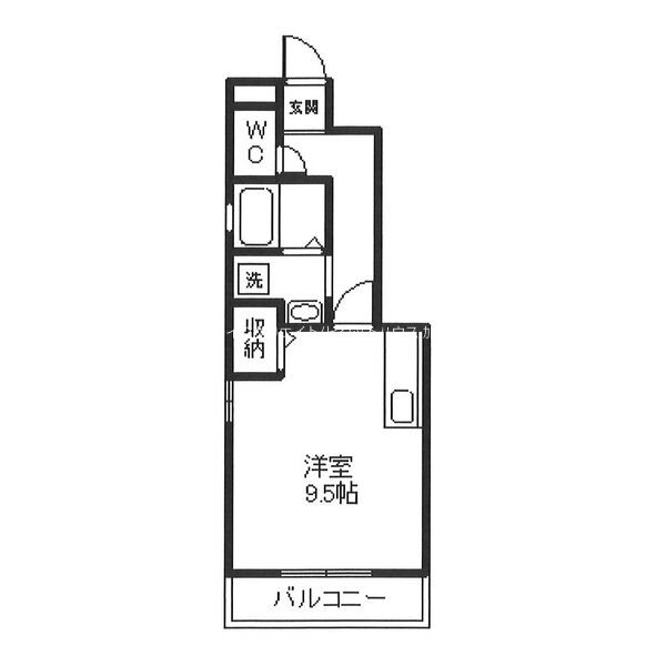 サンフローラ池田 間取り図