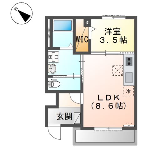 エクセルコートⅡ 間取り図