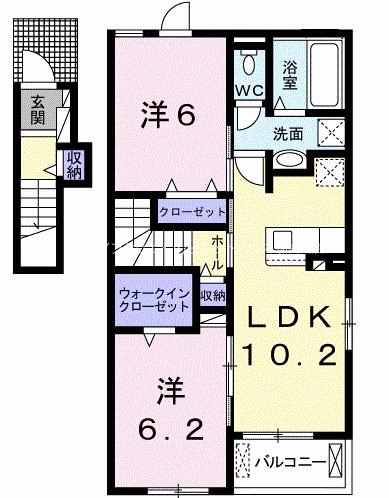 カーム・ミリュー 間取り図
