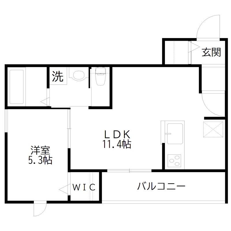 トレーノ加古川 間取り図