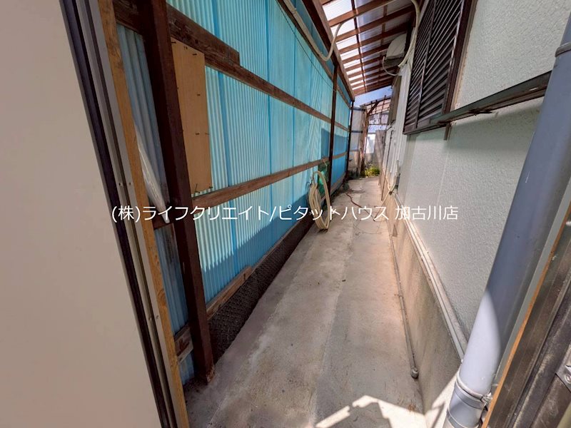 高砂市松陽　戸建て ベランダ