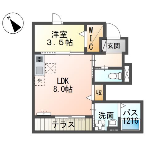 ニューパレス佑錦 間取り図
