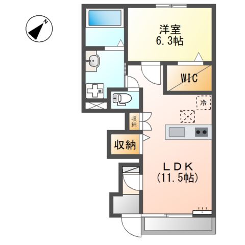 パインフォレスト浜の宮Ⅱ 間取り図