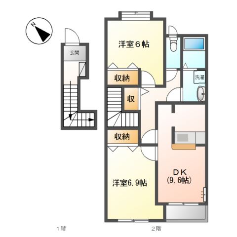 ヴィアレジデンスⅡ 間取り図