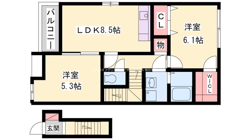 グリュックドルフ 間取り図