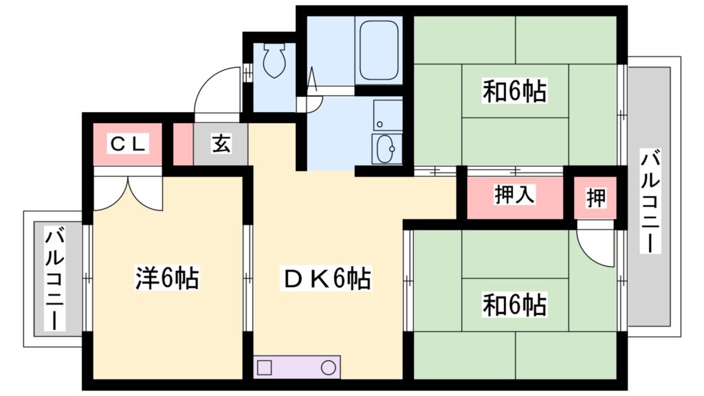 ホワイトシャルム 間取り図
