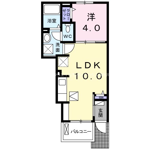 ラ　グラン　ヴィーダ　小野Ⅱ 間取り図