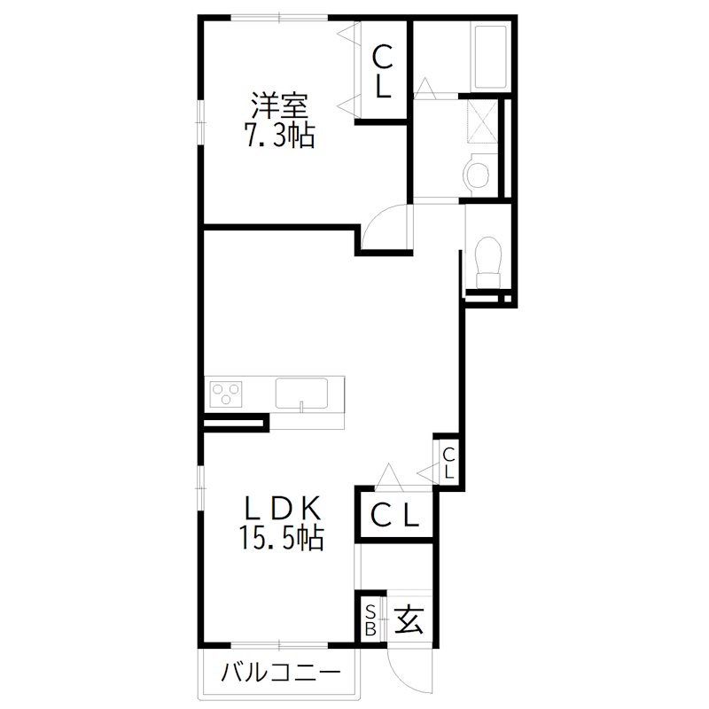 メゾン小松原 間取り図