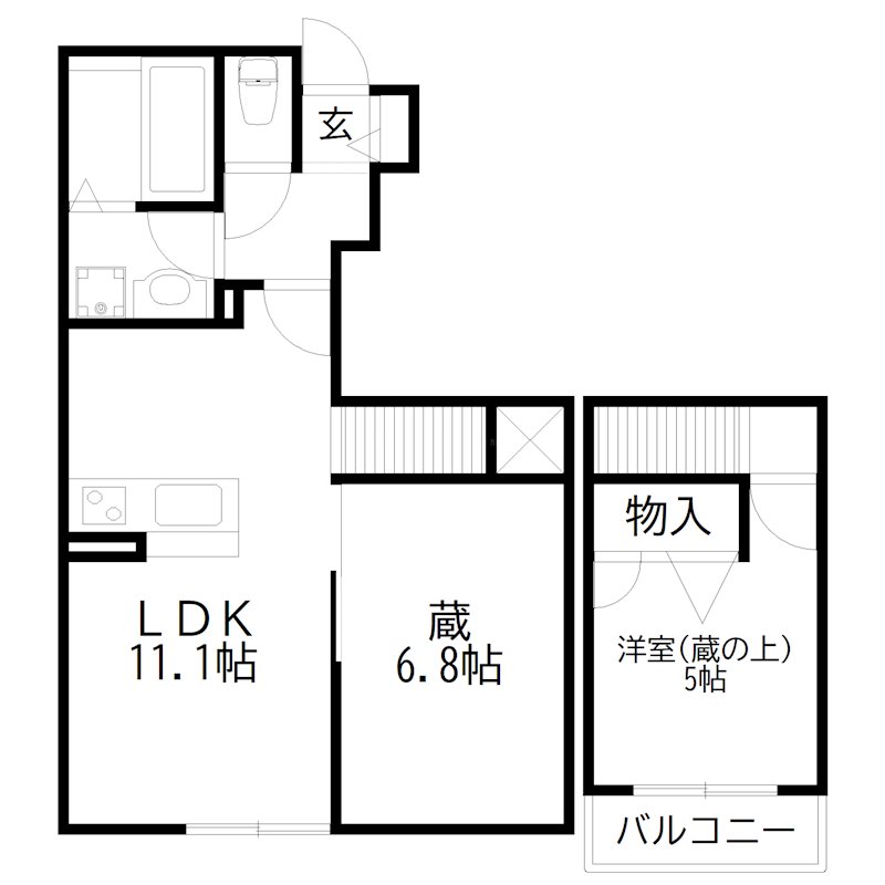 Belle Lead加古川　イチョウ並木 間取り図