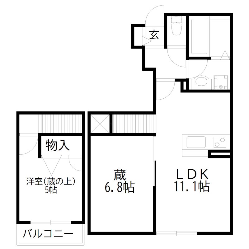Belle Lead加古川　イチョウ並木 間取り図