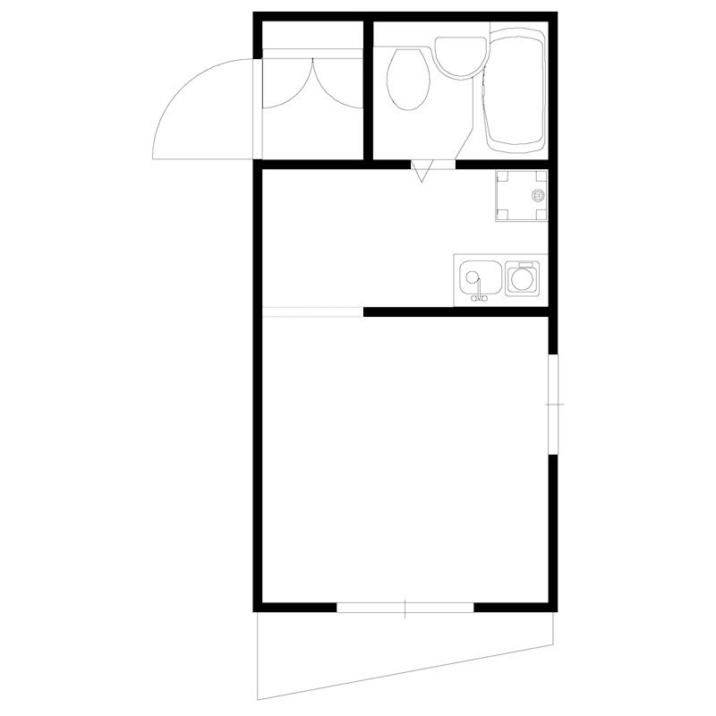 高山コーポ東加古川 間取り図