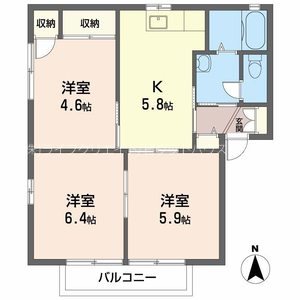 ベルフォーレＡ 間取り図