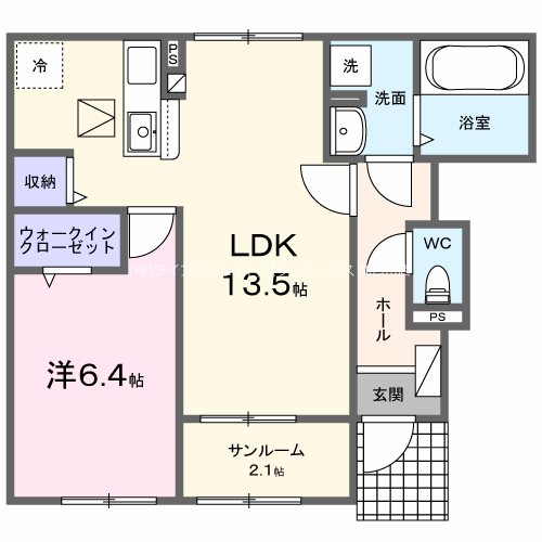 パルミエＡ 間取り図