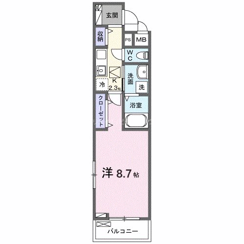 ボニータみのり 間取り図