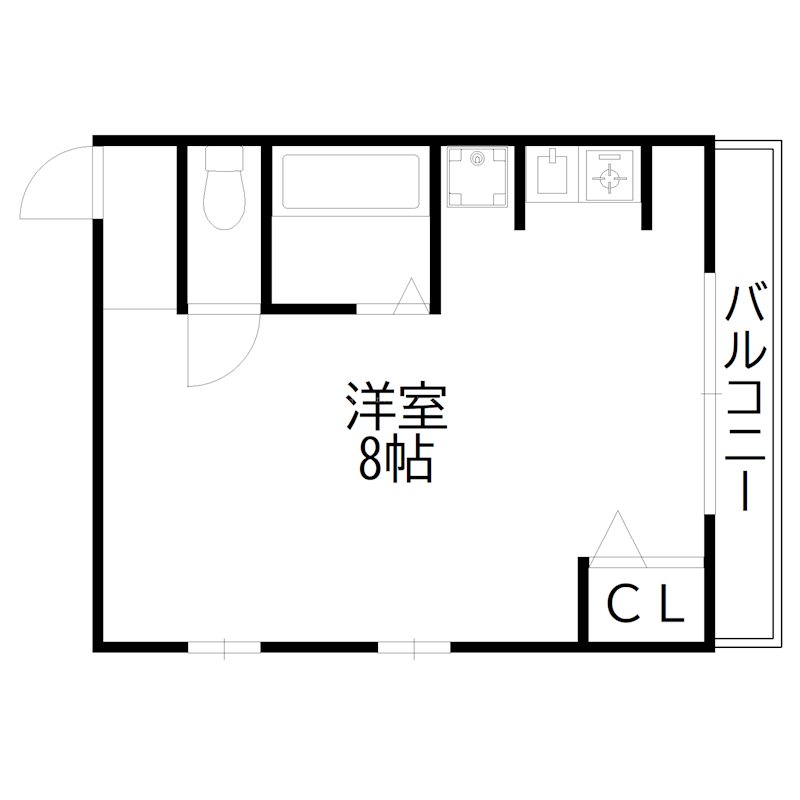 サニーキューブN 間取り図