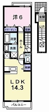 ガナドール 間取り図