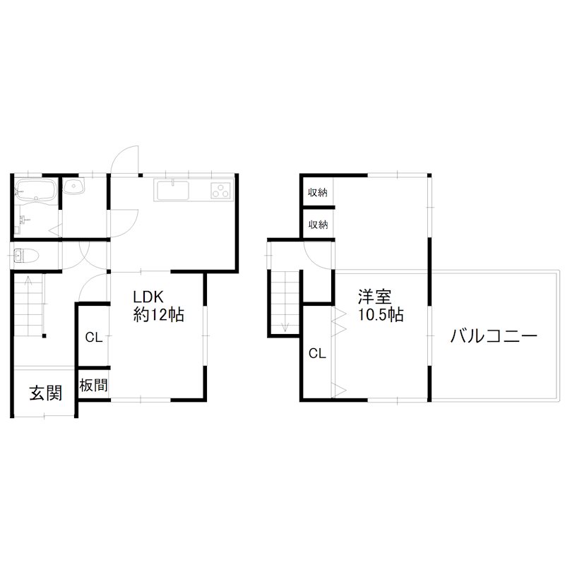 二見戸建 間取り図