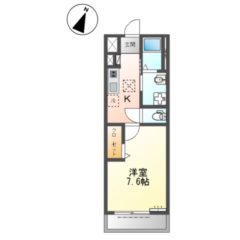 Avenir May 東加古川 間取り図