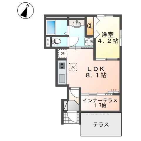 クレスト・若宮 間取り図