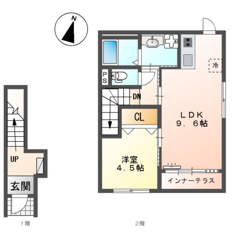 クレスト・若宮 間取り図
