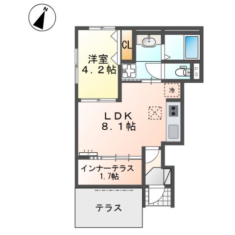 クレスト・若宮 間取り図