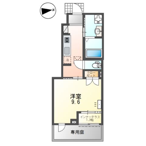 ALIVIO 新在家 間取り図