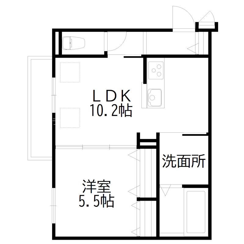 Maison de Luxe 間取り図
