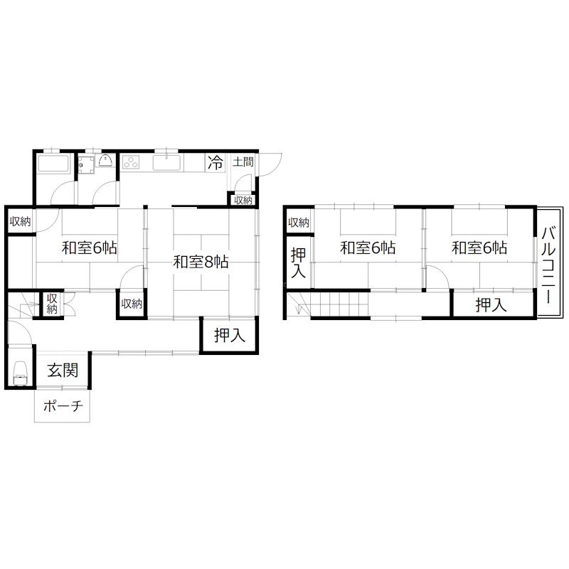 高砂市曽根町戸建 間取り図