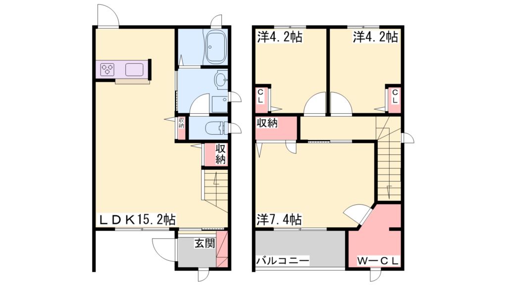 ガーデンコート高畑 間取り図