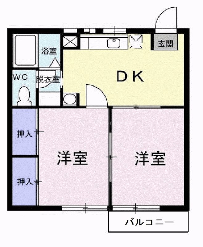 サンハイツ 間取り図