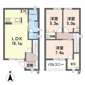 ディアスハリマ 間取り図