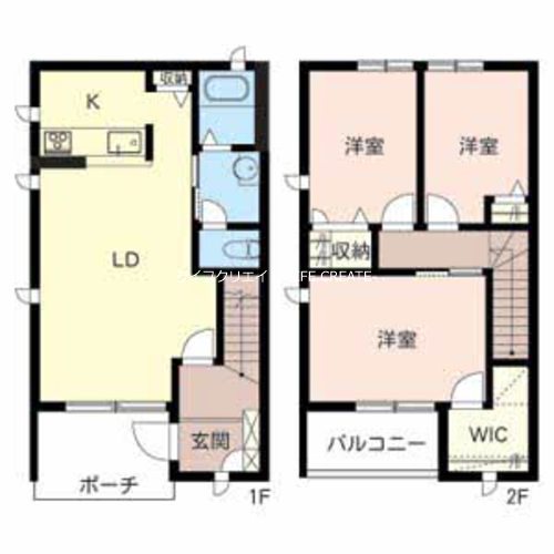 ディアスハリマ 間取り図