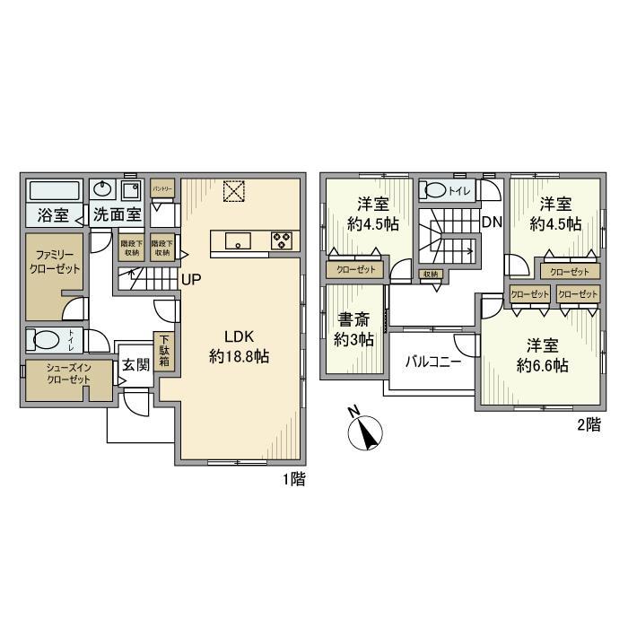 西野添４丁目戸建 間取り図