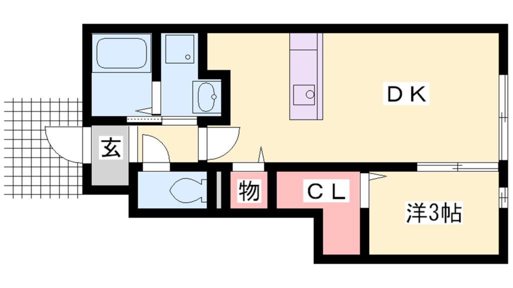 クレセント 間取り図