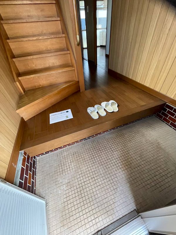 大久保町西島貸家 玄関