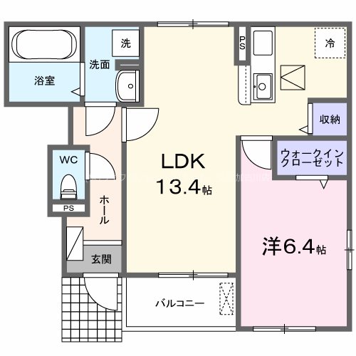 ルミエール　加古川 間取り図