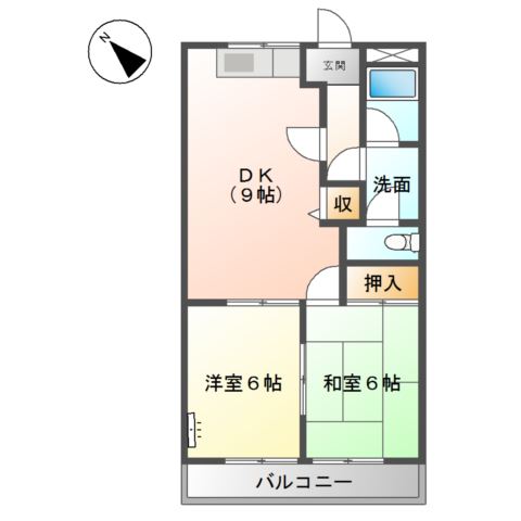 コーポエクセル 間取り図