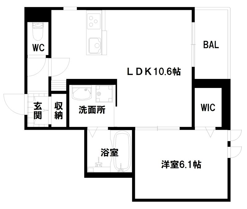 トレーノ加古川 間取り図
