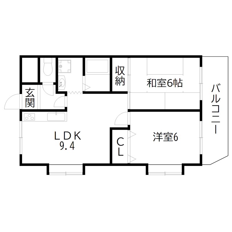 グランパーク加古川 間取り図