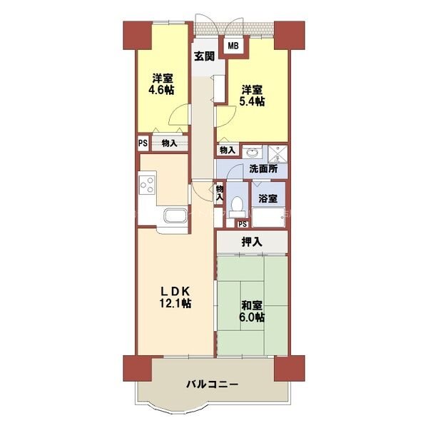 高砂アーバンコンフォート 間取り図