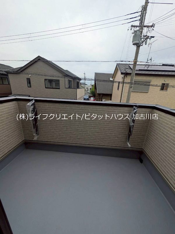 加古川市東神吉町出河原・ 戸建 ベランダ