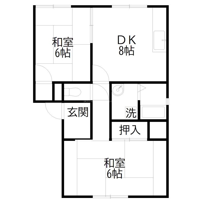 パレス浜の宮 間取り図