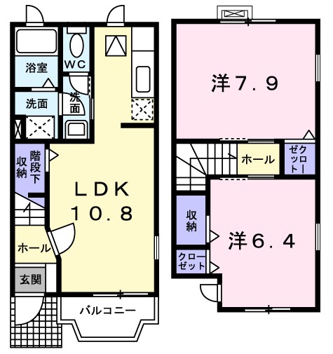 ロークアット 間取り図