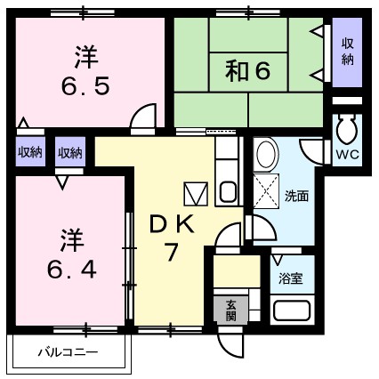 さわやか壱番館 間取り図