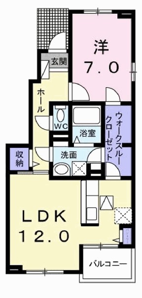 サンセールⅥ 間取り図